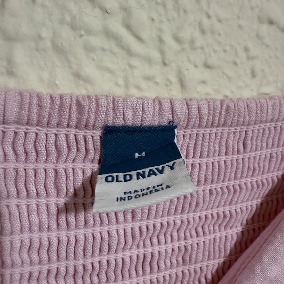 Old Navy M‎ Purple Ruffle Smocked Bodice Midi Dress Sundress Summer Casual - Picture 3 of 10